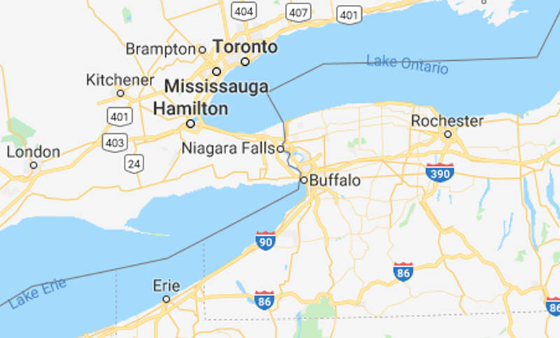 Western New York Map